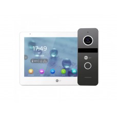 Комплект Neolight MEZZO Hybrid HD KIT Graphite: гибридный видеодомофон 10.1" с Wi-Fi и 2 Мп видеопанель